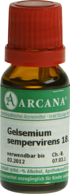 Gelsemium Sempervirens Arcana Lm 18 Dil. (PZN 02602097)