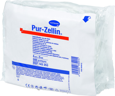 Pur Zellin 4x5cm Steril Rolle zu 500 Stück (PZN 03548112)