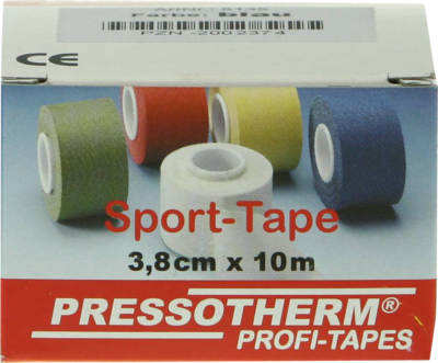 Pressotherm Sport-tape 3,8cmx10m Blau (PZN 02002374)