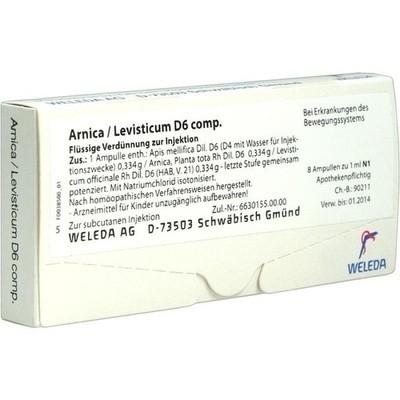 Arnica/levisticum D 6 Comp. Amp. (PZN 01618558)