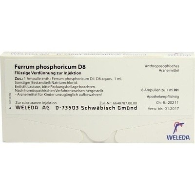 Ferrum Phos. D 8 Amp. (PZN 01622198)
