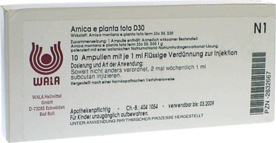 Arnica E Planta Tota D 30 Amp. (PZN 02832667)