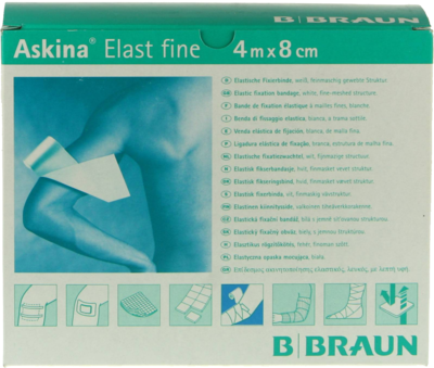 Askina Elast Fine Binde 4mx8cm Lose (PZN 06338651)