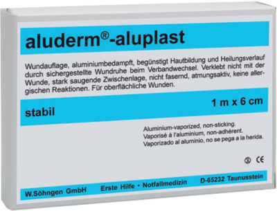 Aluderm Aluplast Wundverb.pfl.1mx6cm Elast. (PZN 00007806)