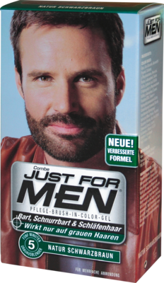 Just For Men Brush in Color Gel Schwarzbraun (PZN 01465505)