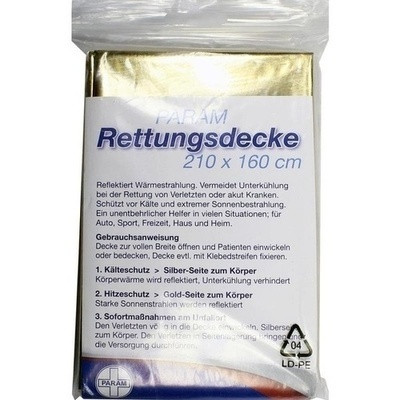 Rettungsdecke Gold/silber (PZN 04821509)