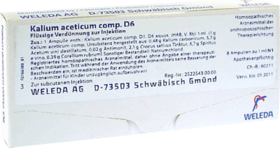 Kalium Acetic. Comp. D 6 Amp. (PZN 01623364)