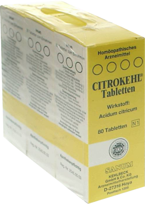 Citrokehl Tabletten (PZN 00733139)