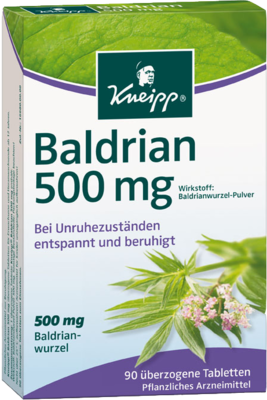 Kneipp Baldrian 500 Filmtabl. (PZN 00563513)