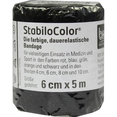 Bort Stabilocolor Binde 6cm Schwarz (PZN 07672346)