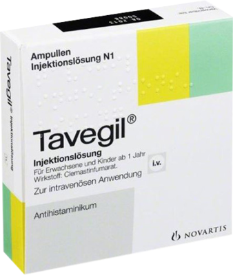 Tavegil Injektionslösung 2 Mg/2 Ml Ampullen (PZN 10130643)