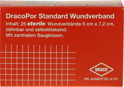 Dracopor Wundverband 5x7,2 cm steril (PZN 01424788)