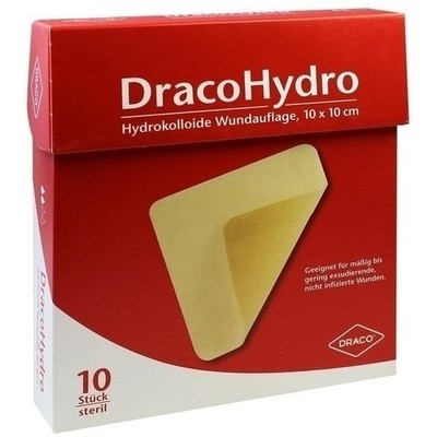 Dracohydro Hydrokoll.wundverband 10x10cm (PZN 02745402)