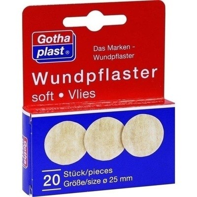 Gothaplast Wundpflaster Soft Vlies 2,5cm Durchmesser (PZN 01456280)