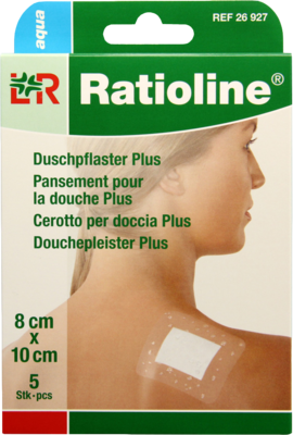 Ratioline aqua Duschpflaster Plus 8x10 cm steril (PZN 05484416)