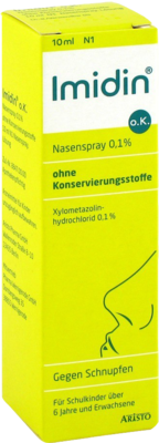 Imidin Ok Nasenspray 0,1% Ohne Konservierungsstoff (PZN 00250961)