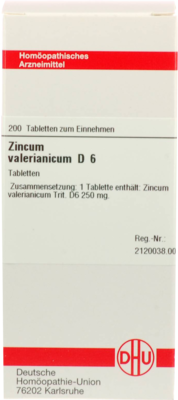 Zincum Valerianicum D 6 (PZN 02812848)