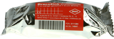 Zinkleimbinde Dracozink 8 cmx7m (PZN 03111384)