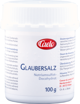 Caelo Glaubersalz (natriumsulfat-decahydrat) (PZN 03394844)