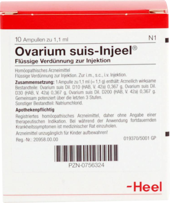 Ovarium Suis Injeele (PZN 00756324)