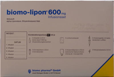 Biomo Lipon 600 Mg Infusionsset Amp. (PZN 07526685)