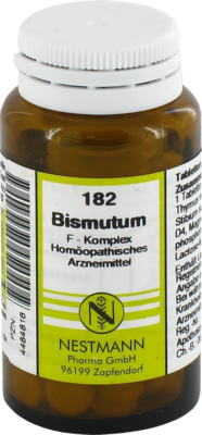 Bismutum F Komplex Tabletten Nr. 182 (PZN 04484816)