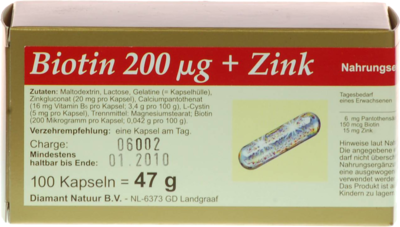 Biotin 200 + Zink (PZN 06994993)