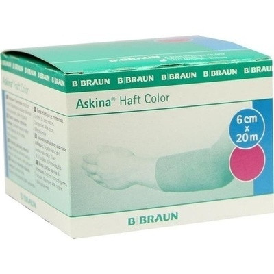 Askina Haftbinde Color 6cmx20m Pink (PZN 07343482)