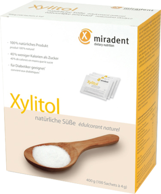 Miradent Xylitol Pulver Sachets (PZN 01698505)
