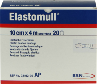 Elastomull 4mx10cm 2102 Elastische Fixierbinde (PZN 03486210)