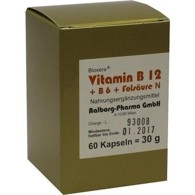 Bioxera Vitamin B12+B6+Fols&auml;ure N, 60 St (PZN 00093071)