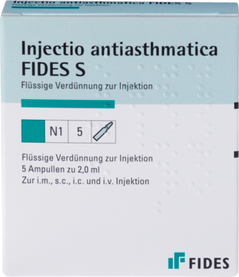 Injectio antiasthmatica Fides S (PZN 03687492)