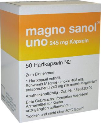Magno Sanol Uno 245 Mg Kapseln (PZN 00953792)