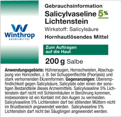 Salicylsaeurevaseline Lichtenst. 5% (PZN 03502328)