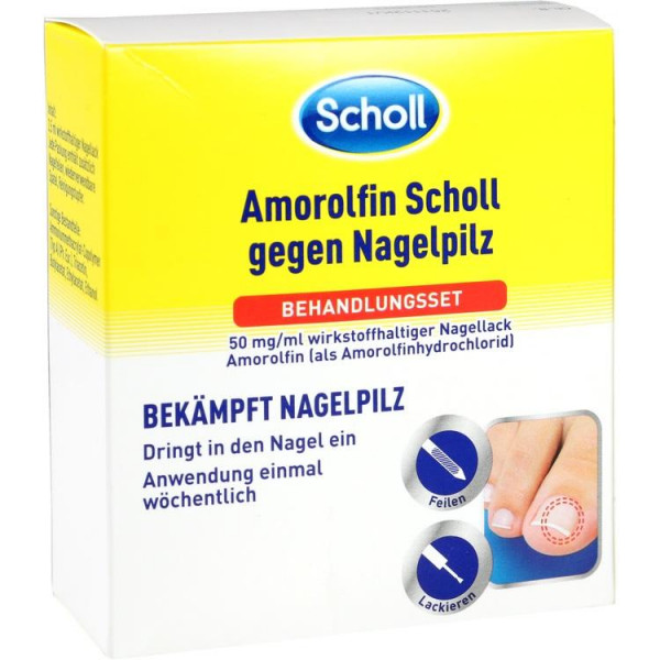 Amorolfin Scholl gegen Nagelpilz Behandlungsset (PZN 14131409)