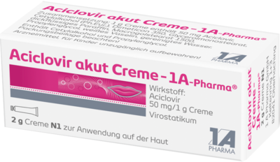 Aciclovir Akut Creme 1a Pharma (PZN 01664245)