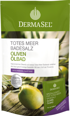 Dermasel Totes Meer Badesalz+olive Spa (PZN 07390168)