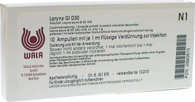 Larynx Gl D 30 (PZN 02880815)