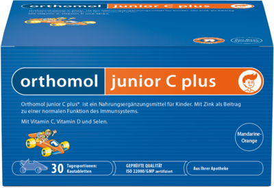 Orthomol Junior C Plus Kautabletten Mandarine-Orange (PZN 10013630)