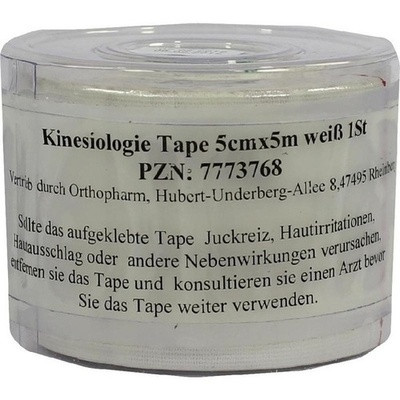 Kinesiologie Tape 5x5cm Weiss (PZN 07773768)