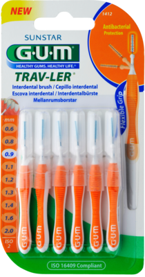 Gum Trav-ler 0,9mm Kerze orange Intendent.+6Kappen (PZN 09714422)