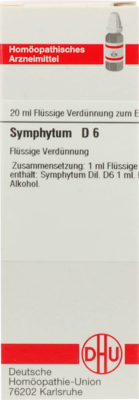 Symphytum D 6 Dil. (PZN 01787686)