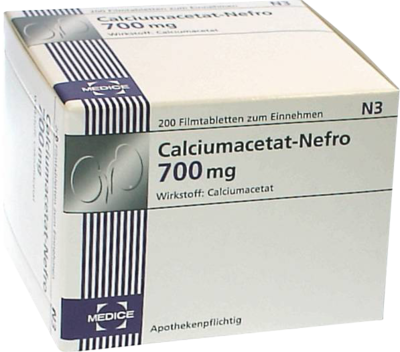 Calciumacetat Nefro 700 Mg Filmtabl. (PZN 00434052)