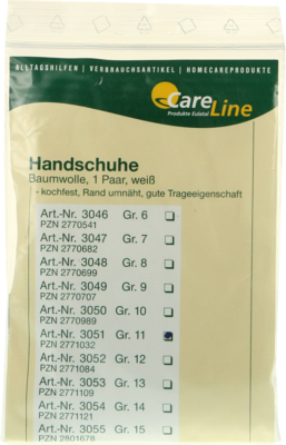Handschuhe Baumwolle Gr.11 (PZN 02771032)