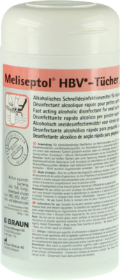 Meliseptol Hbv Tuecher Spenderbox (PZN 01889406)