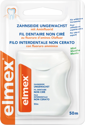 Elmex Zahnseide Ungewachst mit Aminfluorid (PZN 04123461)