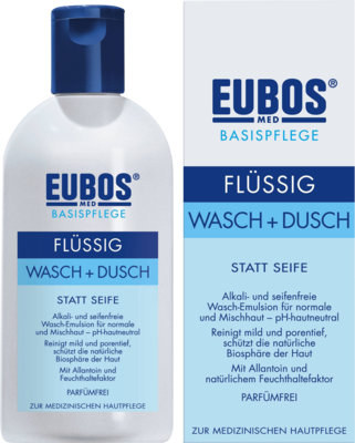 Eubos Flüssig Wasch-Emulsion Unparfümiert 200ml (PZN 02261532)