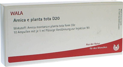 Arnica E Planta Tota D 20 Amp. (PZN 02832644)