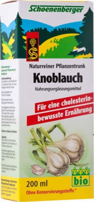 Knoblauch Naturreiner Pflanzentr.schoenenberger (PZN 01159487)