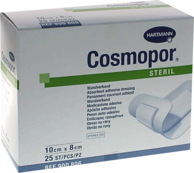 Cosmopor Steril 8x10cm 900806/1 (PZN 04302034)